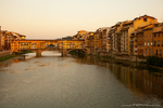 Ponte Vecchio over The Arno river in Florence, Italy