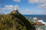 Lighthouse at Nugget Point, The Catlins, Otago Region, South Island, New Zealand 