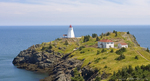 Swallowtail Lighthouse, Grand Manan Island in New Brunswick, Canada